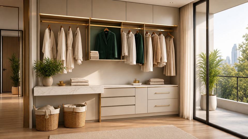 Wardrobe wall concept