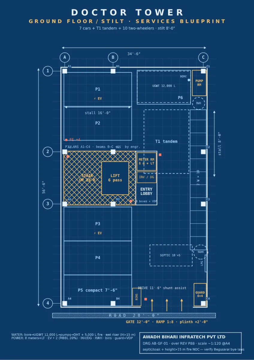 Ground floor blueprint — tap to open the full drawing