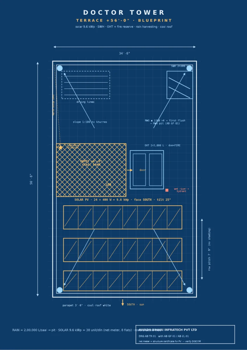 Terrace blueprint — tap to open the full drawing